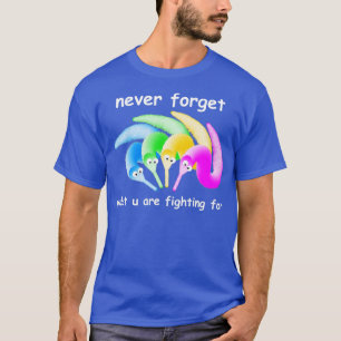 Never Forget Magic Worm on a String Meme Funny T-Shirt
