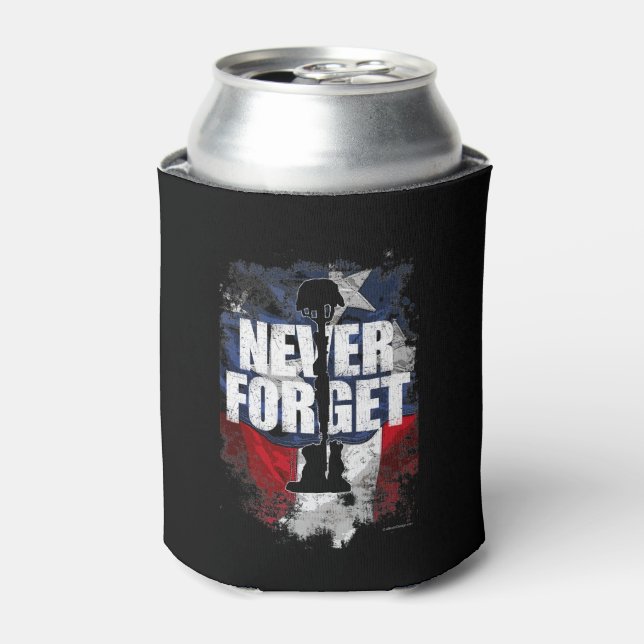 Never Forget (Memorial Day) Can Cooler (Can Front)