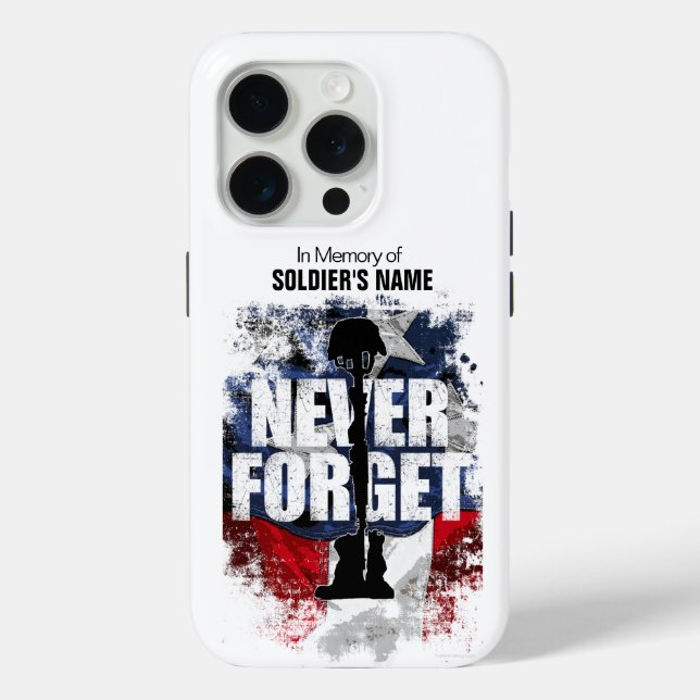 Never Forget (Memorial Day) Case-Mate iPhone Case (Back)