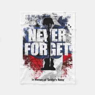 Never Forget (Memorial Day) Fleece Blanket