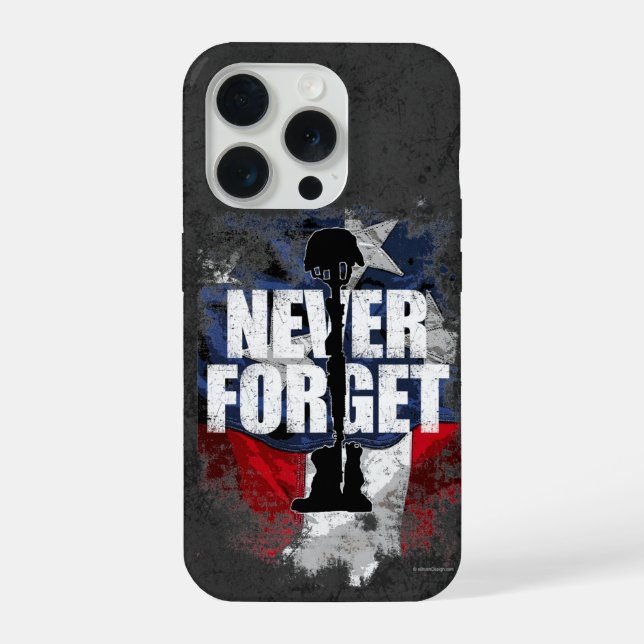 Never Forget (Memorial Day) iPhone Case (Back)