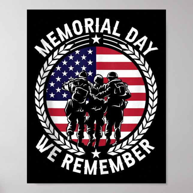 Never Forget Memorial Day Tank Top  Poster (Front)