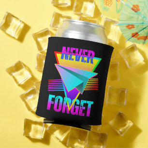 Never Forget Paper Aeroplane Can Cooler