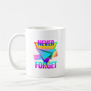 Never Forget Paper Aeroplane Coffee Mug