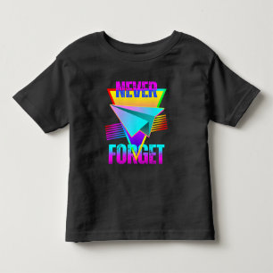 Never Forget Paper Aeroplane Toddler T-Shirt