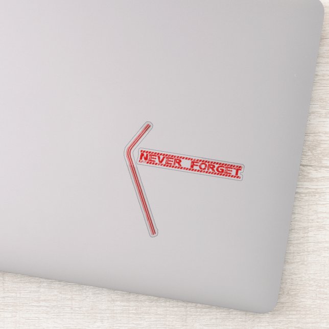 Never Forget Plastic Straws (Detail)