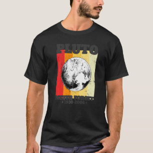 Never Forget Pluto Retro Style Space Science 1930 T-Shirt
