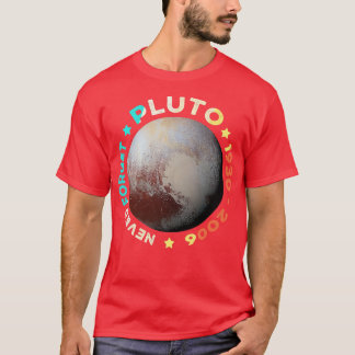Never Forget Pluto Shirts Funny Retro Planet Space