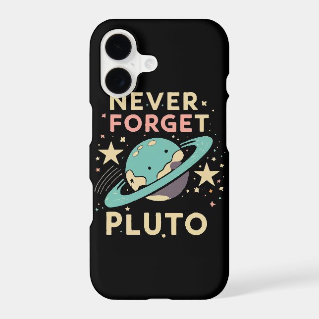 Never Forget Pluto Space Science (Back)