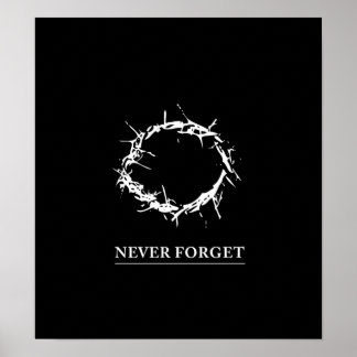 Never Forget - Poster (customisable)
