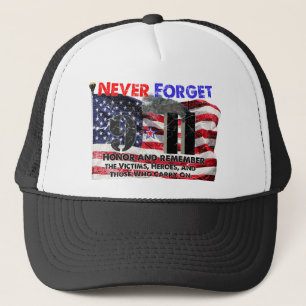 Never Forget September 11 Trucker Hat