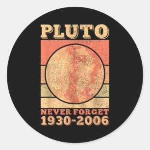 Never Forget Space Science Astronomy Men Women Fun Classic Round Sticker