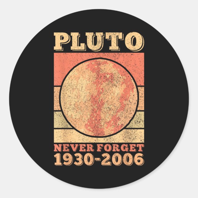 Never Forget Space Science Astronomy Men Women Fun Classic Round Sticker (Front)