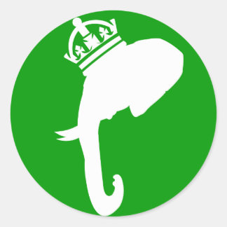 Never forget your crown round stickers