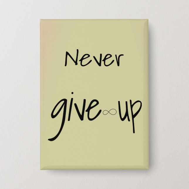 Never give up  (Front)