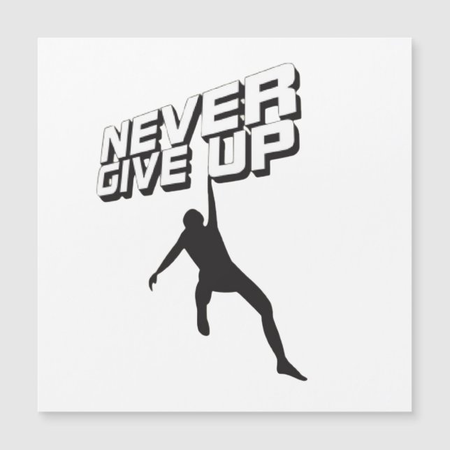 Never give up (Front)