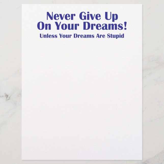 Never Give Up (Front)