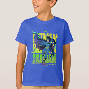 Never Give Up Batman Running Graphic T-Shirt