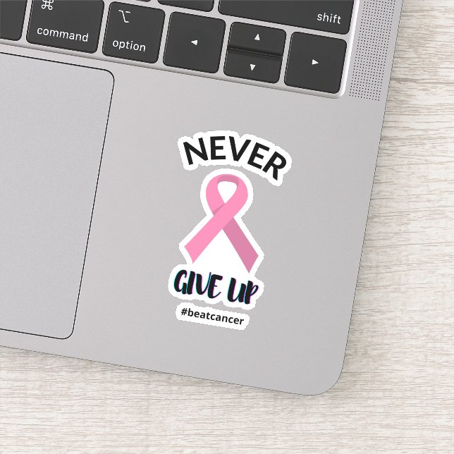 Never Give Up Beat Cancer Cancer Awareness (Detail)