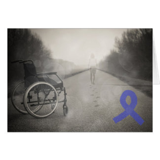 "Never Give Up" Getting out of Wheelchair Card