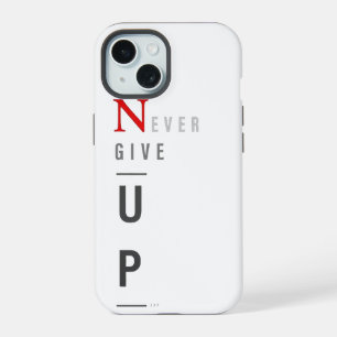 Never Give Up iPhone case