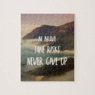 Never give up jigsaw puzzle