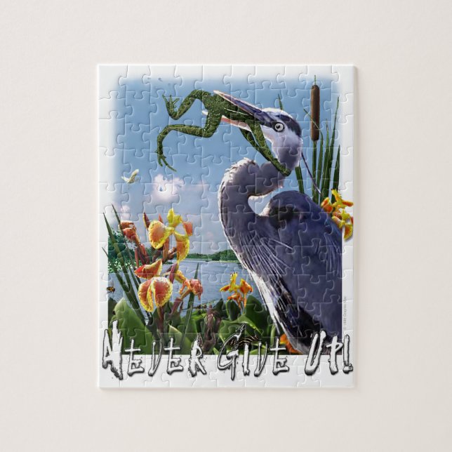 Never Give Up! Jigsaw Puzzle (Vertical)