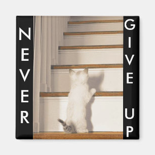 NEVER GIVE UP MAGNET