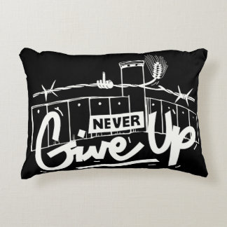 Never Give Up Palestinian Resistance Art Decorative Cushion
