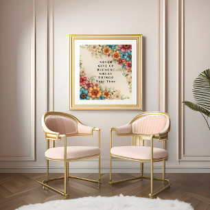 Never Give Up Photo Print