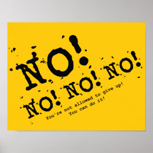 Never Give Up Poster