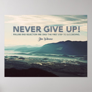 Never Give Up Poster