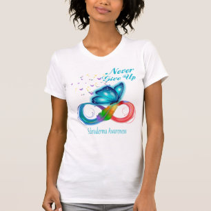 Never Give Up Scleroderma Awareness T-Shirt