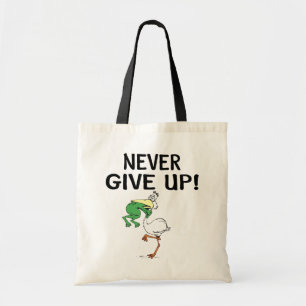 Never Give Up Tote Bag
