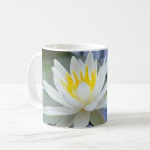 Never Give Up Waterlily Coffee Mug