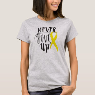 NEVER GIVE UP Women's Bella+Canvas Flowy Top