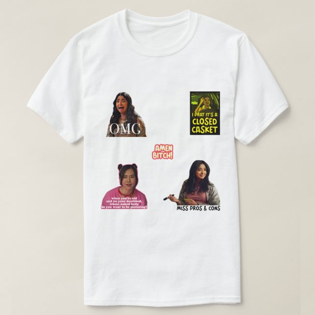 never have i ever season 2 pack collection set  T-Shirt (Design Front)