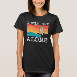 Never Hike Alone Berger Picard Graphic Hiking T-Shirt