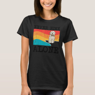 Never Hike Alone Coton De Tulear Graphic Hiking T-Shirt