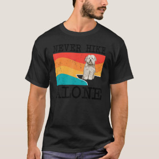 Never Hike Alone Coton De Tulear Graphic Hiking T-Shirt