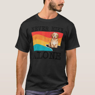 Never Hike Alone Havanese Graphic Hiking T-Shirt