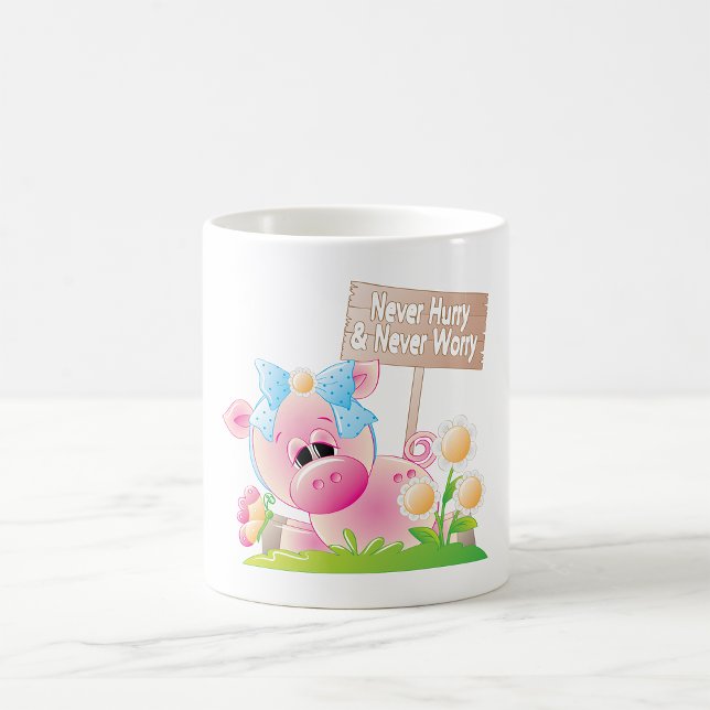 Never Hurry And Never Worry Coffee Mug (Creator Uploaded)