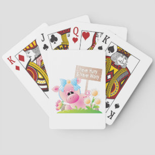 Never Hurry And Never Worry Playing Cards