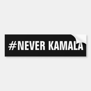 #NEVER KAMALA BUMPER STICKER