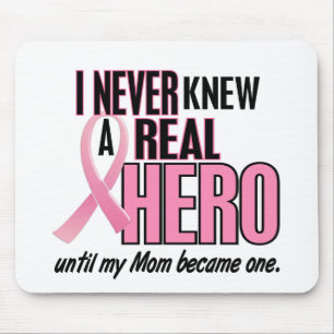 Never Knew A Hero 2 PINK (Mum) Mouse Pad
