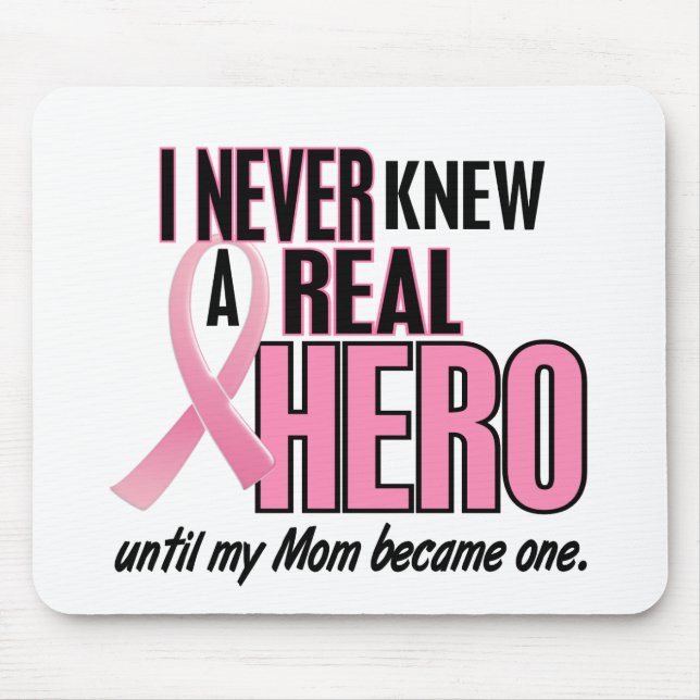 Never Knew A Hero 2 PINK (Mum) Mouse Pad (Front)