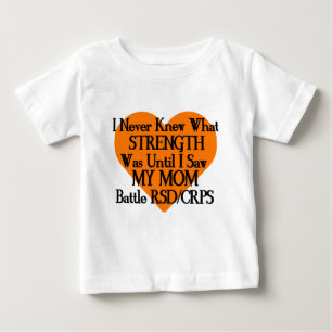 Never Knew Strength/Heart/Mum...RSD/CRPS Baby T-Shirt