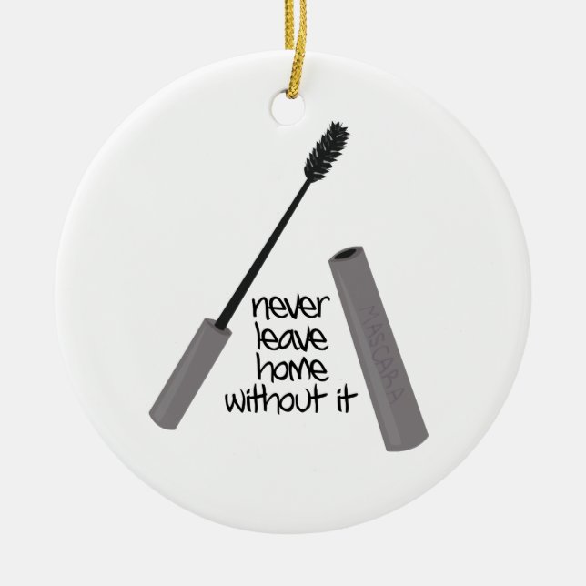 Never Leave Home Ceramic Tree Decoration (Front)