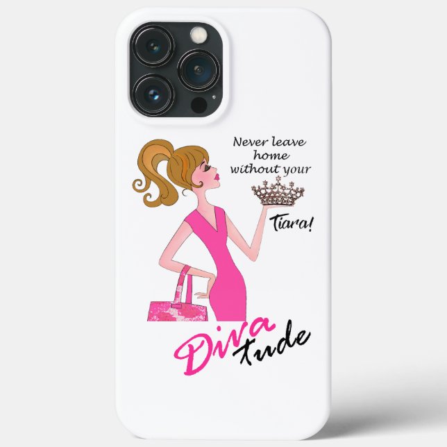 "Never Leave Home Without your Tiara!" Case-Mate iPhone Case (Back)