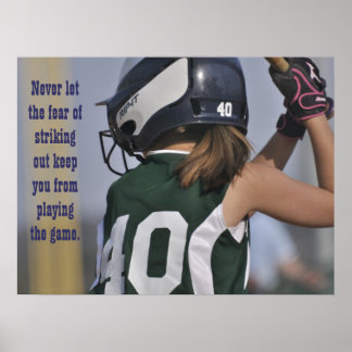 Never let Fear Poster